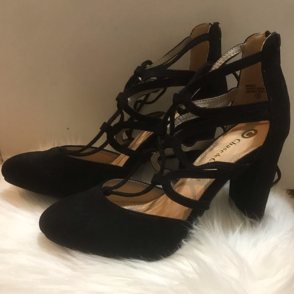 Suede Heels